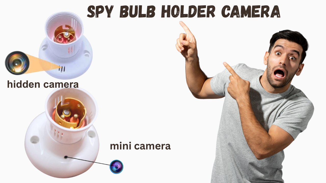 Spy Bulb Holder Camera
